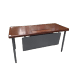 brown table